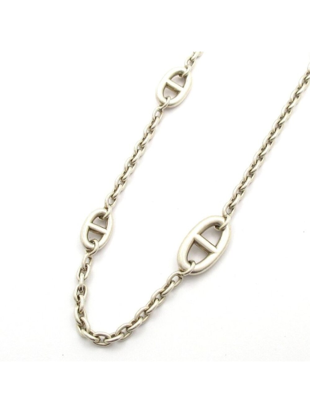 Hermes Necklace Farandole 120 Chaine D'ancre Silver